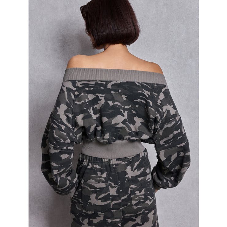 GG short スウェットトップス | GYDA | 詳細画像4 