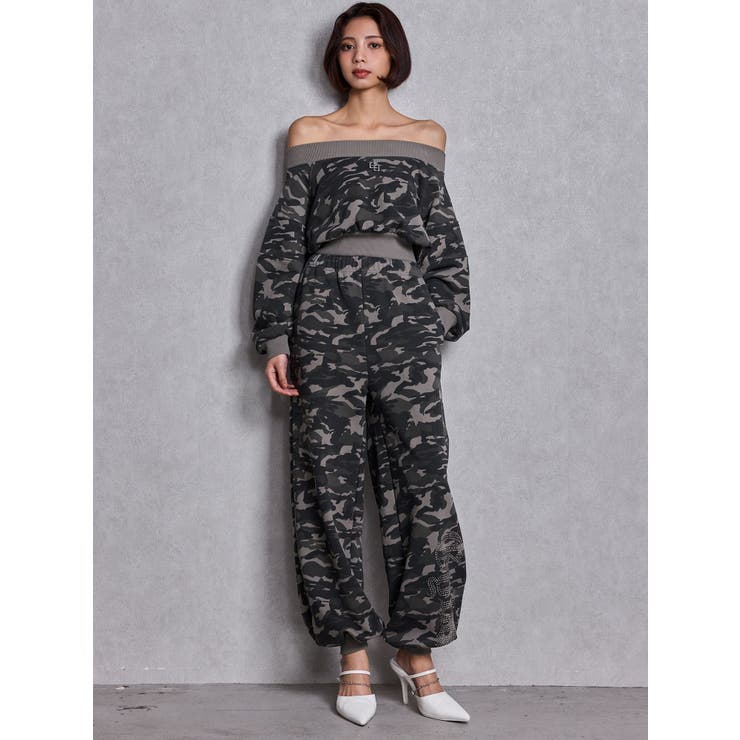 GG short スウェットトップス | GYDA | 詳細画像5 