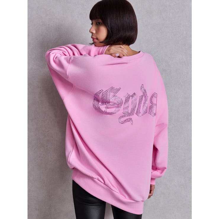 ピンク | GG BACK bijou プルオーバー | GYDA