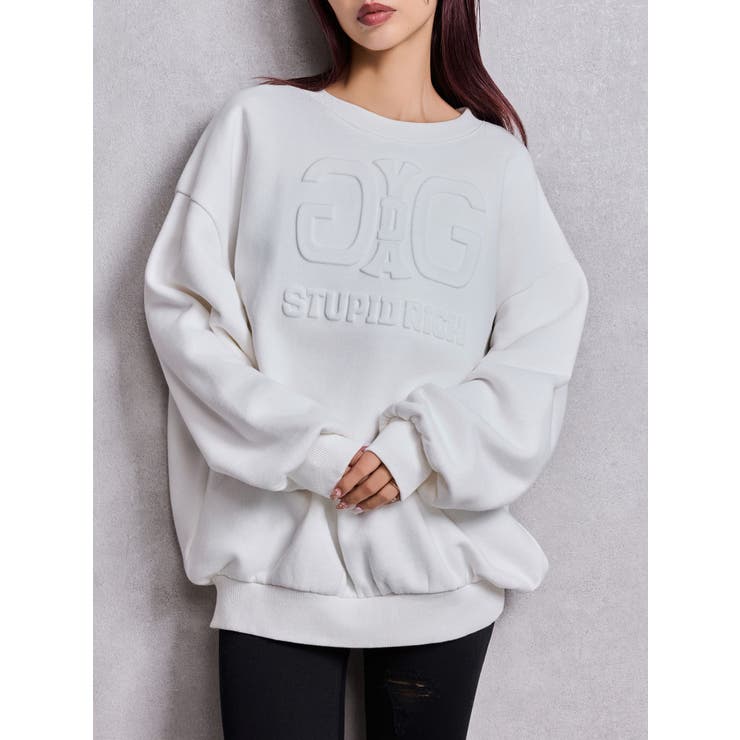 Symmetry GYDAロゴembossトップス | GYDA | 詳細画像1 