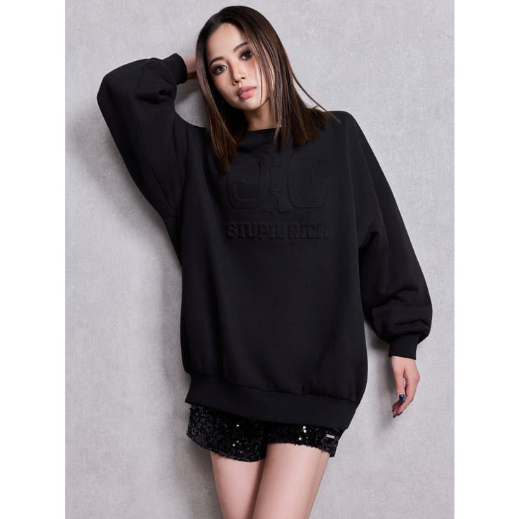 Symmetry GYDAロゴembossトップス | GYDA | 詳細画像6 