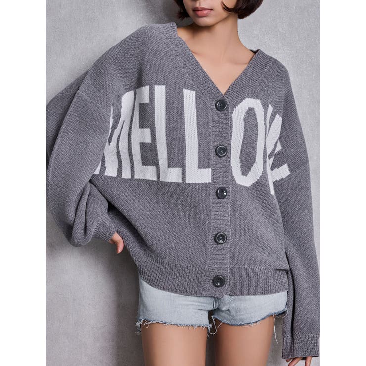 MELLOWYモールニットカーディガン | GYDA | 詳細画像1 