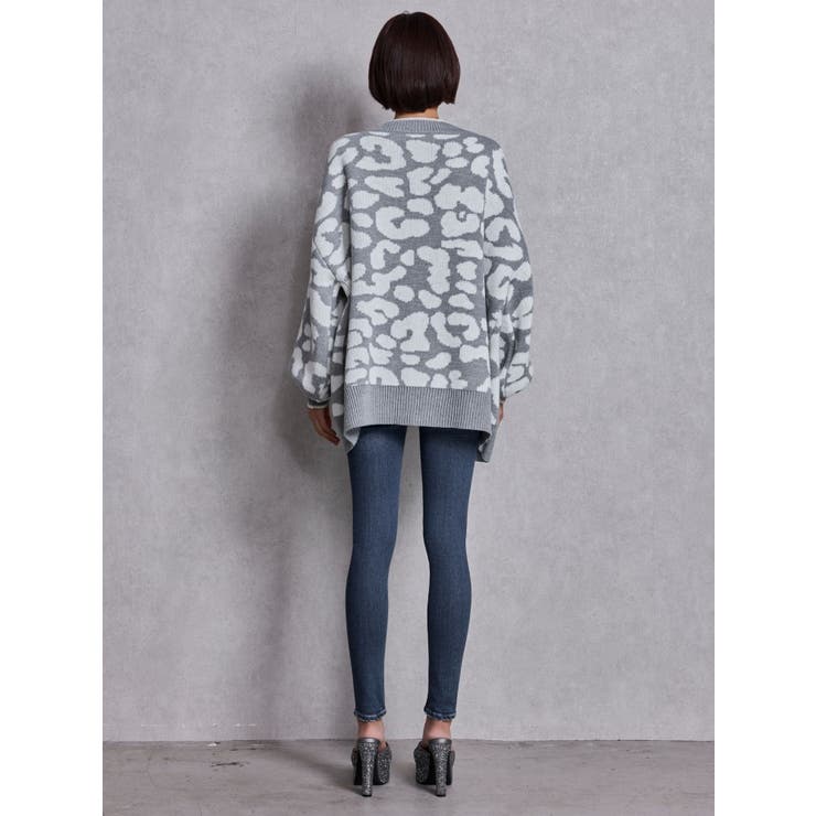 ラメGレオパードニットカーディガン | GYDA | 詳細画像11 