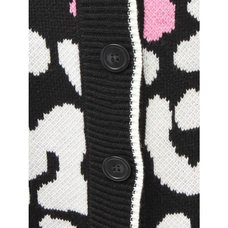 ラメGレオパードニットカーディガン | GYDA | 詳細画像29 