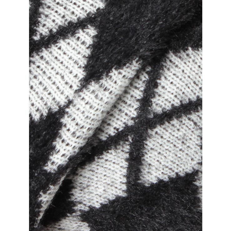 Argyll patternミニシャギーニットカーディガン | GYDA | 詳細画像17 