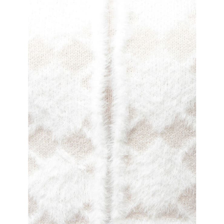 Argyll patternミニシャギーニットカーディガン | GYDA | 詳細画像20 