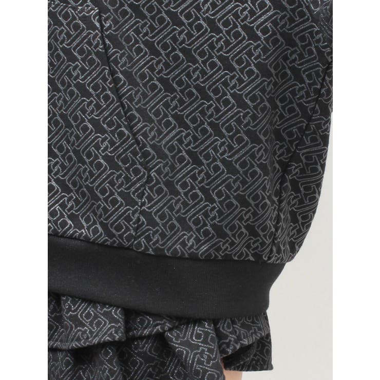 GG chain glitter print BIGパーカー | GYDA | 詳細画像26 