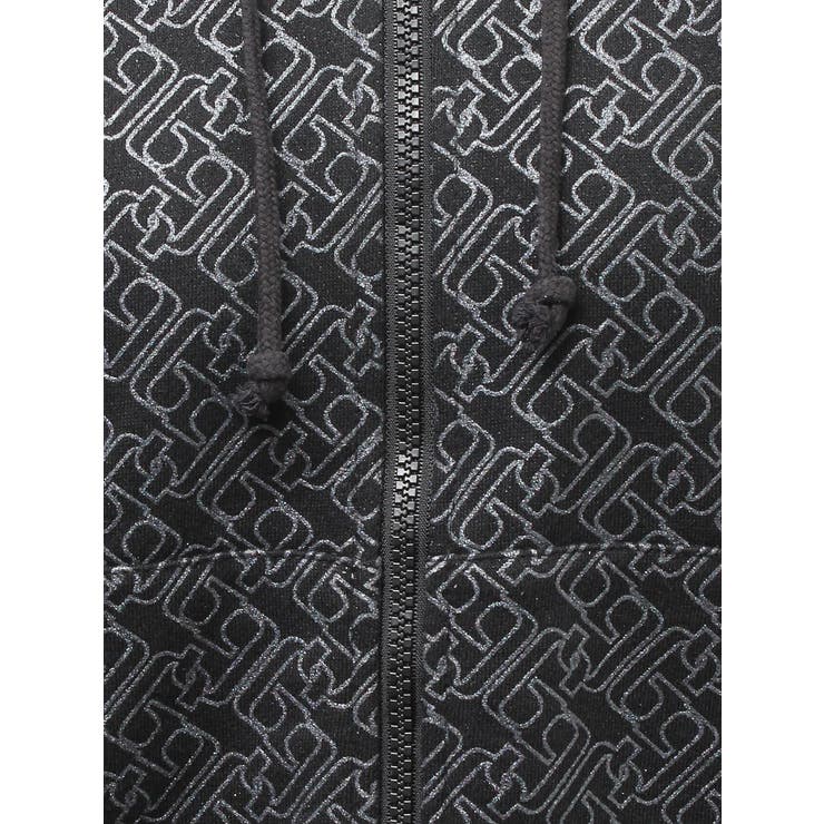 GG chain glitter print BIGパーカー | GYDA | 詳細画像30 