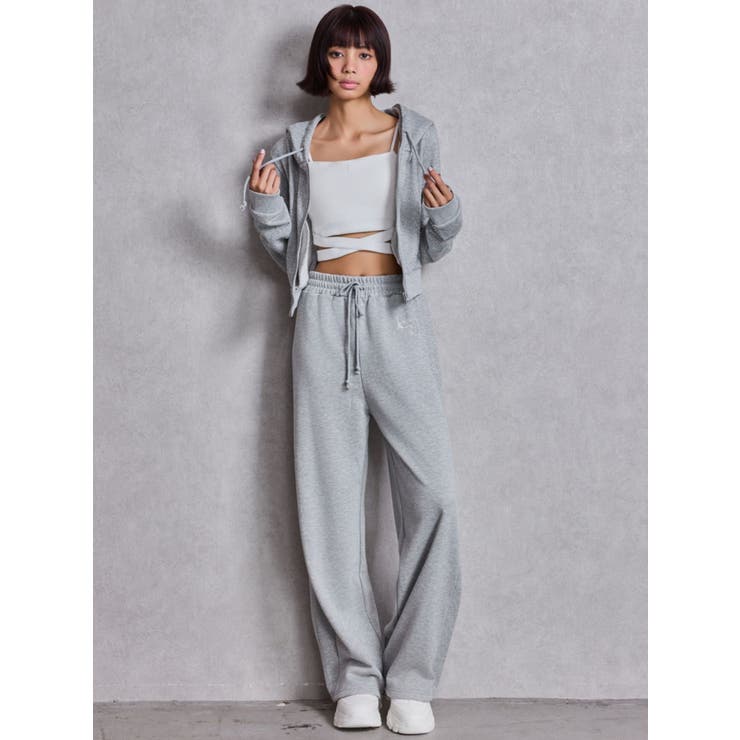 GG chain glitter print shortパーカー | GYDA | 詳細画像18 