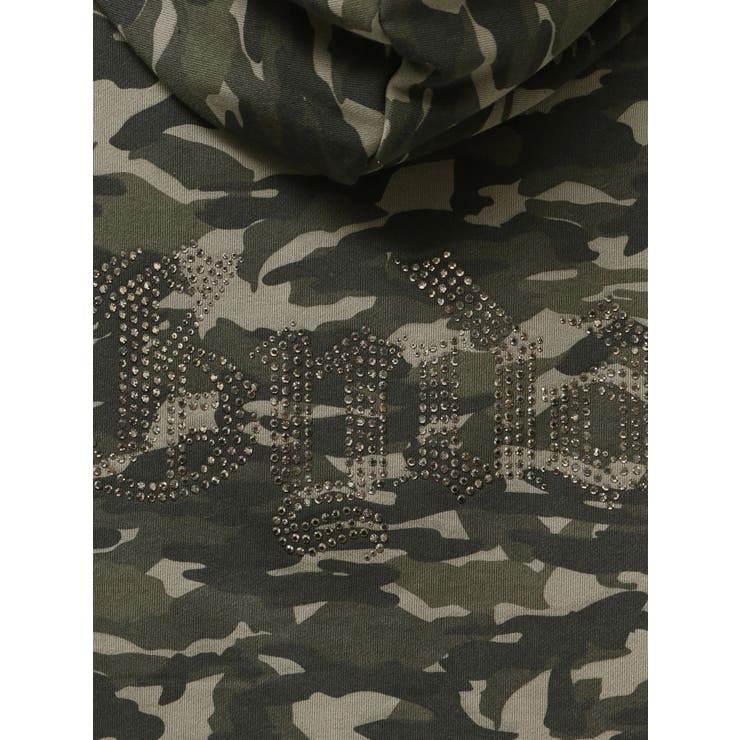 NEW BACK GYDAラインストーンラメパーカー | GYDA | 詳細画像12 