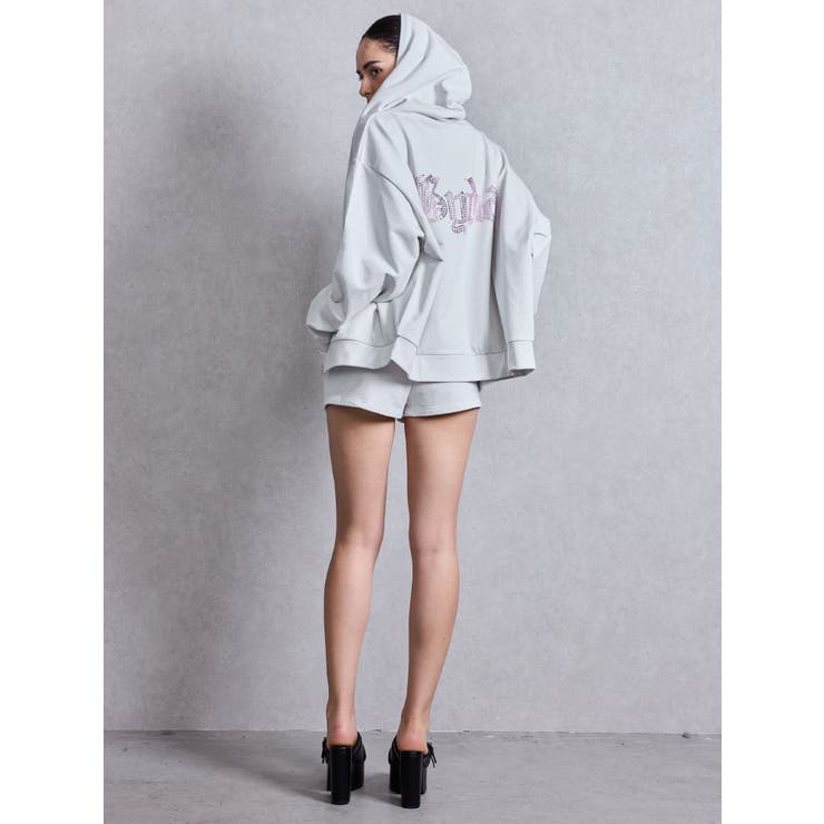 NEW BACK GYDAラインストーンラメパーカー | GYDA | 詳細画像23 