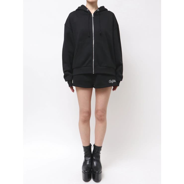 NEW BACK GYDAラインストーンラメパーカー | GYDA | 詳細画像42 