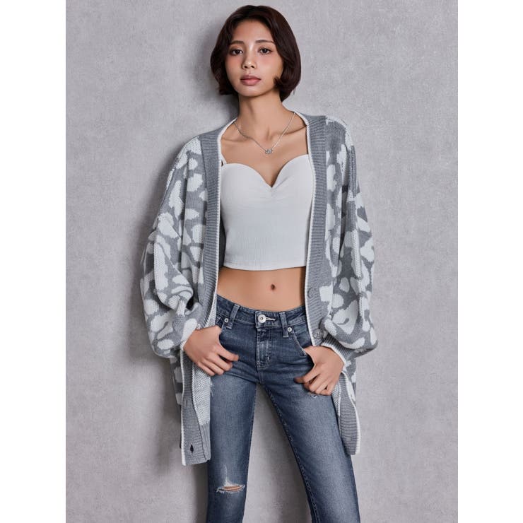 ショルダーストラップリブベアビスチェ | GYDA | 詳細画像14 