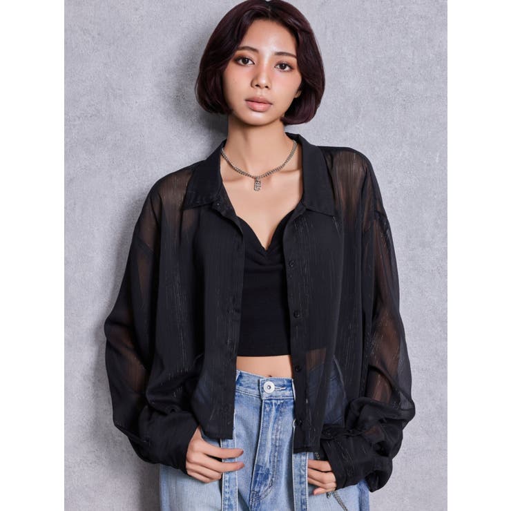 ショルダーストラップリブベアビスチェ | GYDA | 詳細画像27 