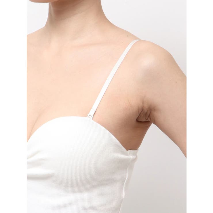 ショルダーストラップリブベアビスチェ | GYDA | 詳細画像38 