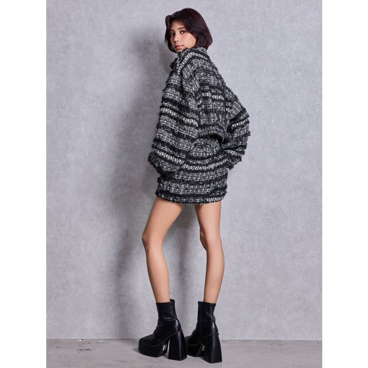 Symmetry GYDAラメツイードジャケット | GYDA | 詳細画像15 