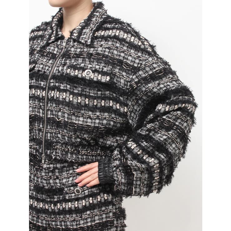 Symmetry GYDAラメツイードジャケット | GYDA | 詳細画像21 