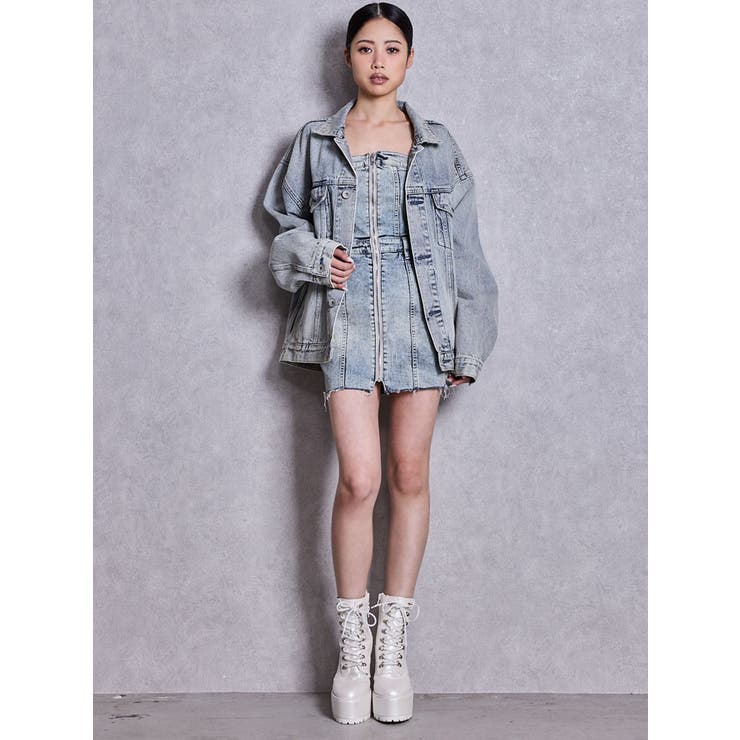 Symmetry GYDA bijou BIGデニムGジャン | GYDA | 詳細画像5 