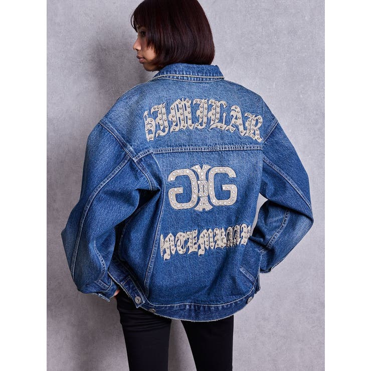 Symmetry GYDA bijou BIGデニムGジャン | GYDA | 詳細画像9 