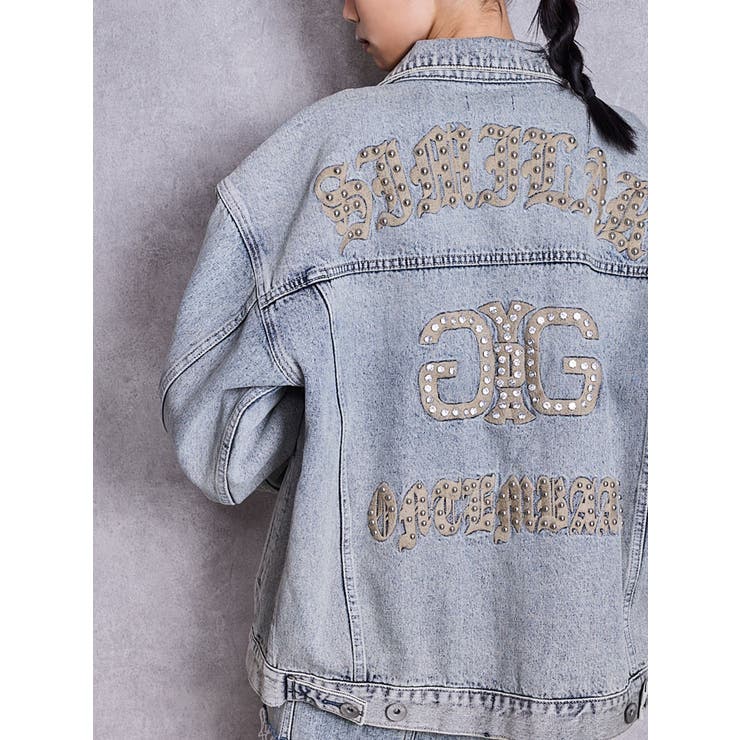 アイスブルー | Symmetry GYDA bijou BIGデニムGジャン | GYDA