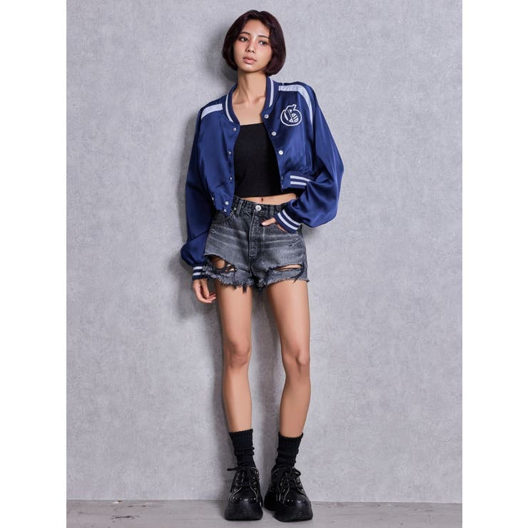 BACK GYDA logo Shortブルゾン | GYDA | 詳細画像5 