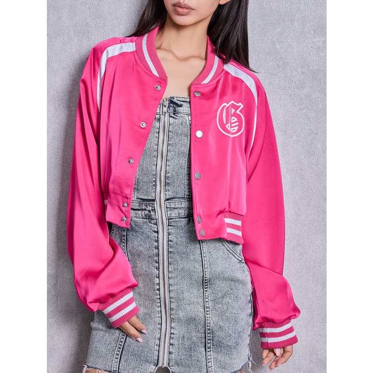 ピンク | BACK GYDA logo Shortブルゾン | GYDA