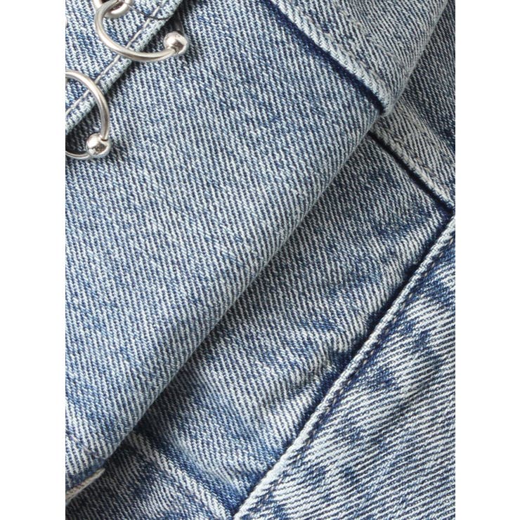 ring bijou studsデザインデニムショートGジャン | GYDA | 詳細画像25 