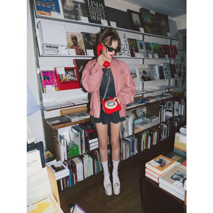 GG bijouデニムプリーツスカートライクミニワンピース | GYDA | 詳細画像14 