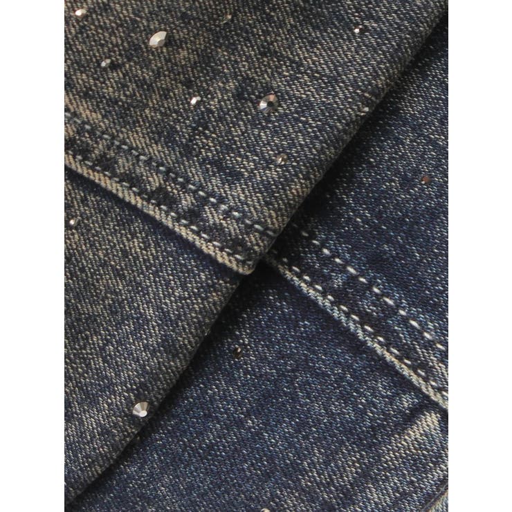 GG bijouデニムプリーツスカートライクミニワンピース | GYDA | 詳細画像21 