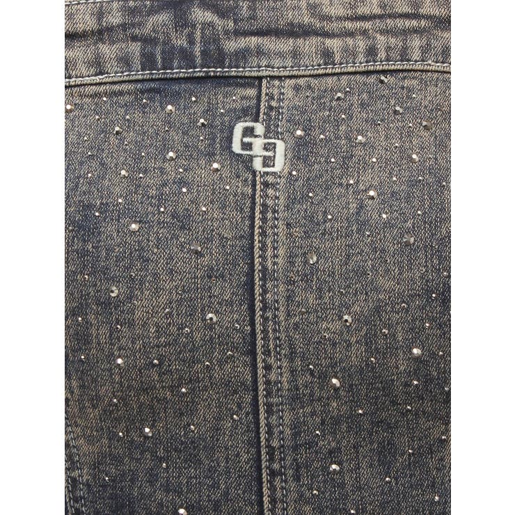 GG bijouデニムプリーツスカートライクミニワンピース | GYDA | 詳細画像25 