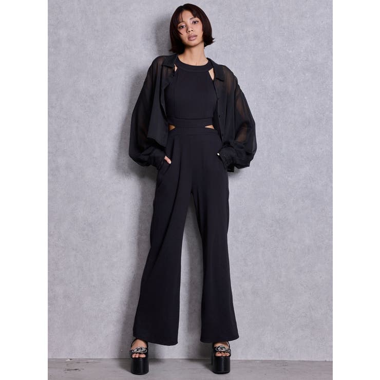 バックZIPテレコロンパース | GYDA | 詳細画像13 