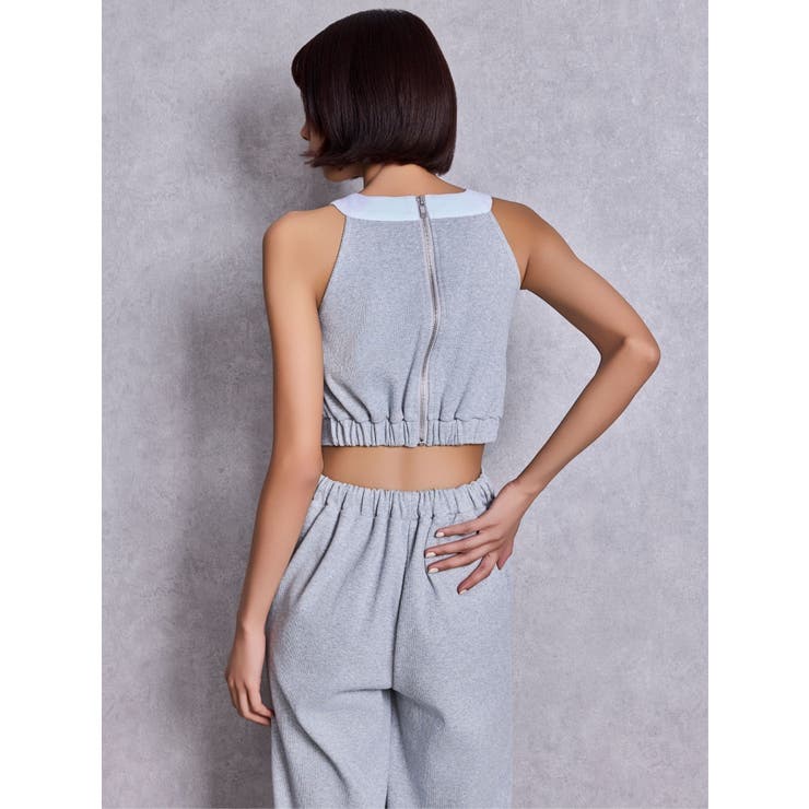 バックZIPテレコロンパース | GYDA | 詳細画像3 