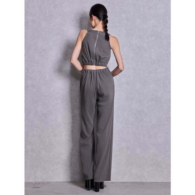 バックZIPテレコロンパース | GYDA | 詳細画像9 