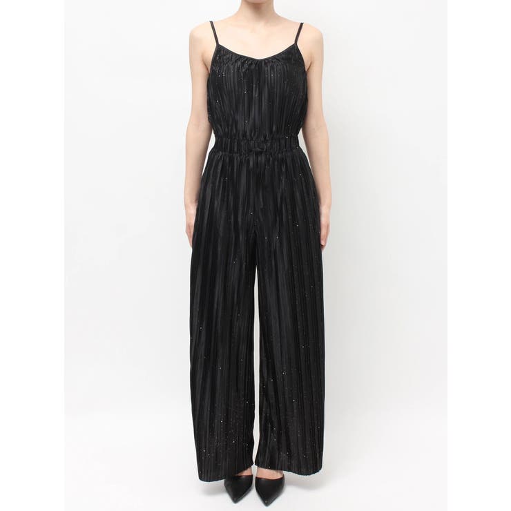 SPARKLEサテンプリーツロンパース | GYDA | 詳細画像15 