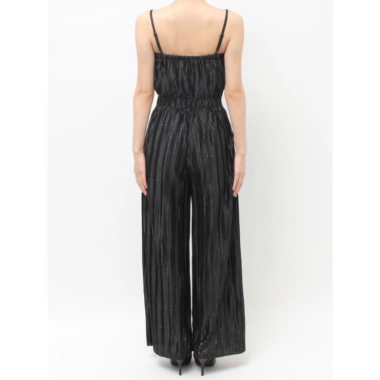 SPARKLEサテンプリーツロンパース | GYDA | 詳細画像17 