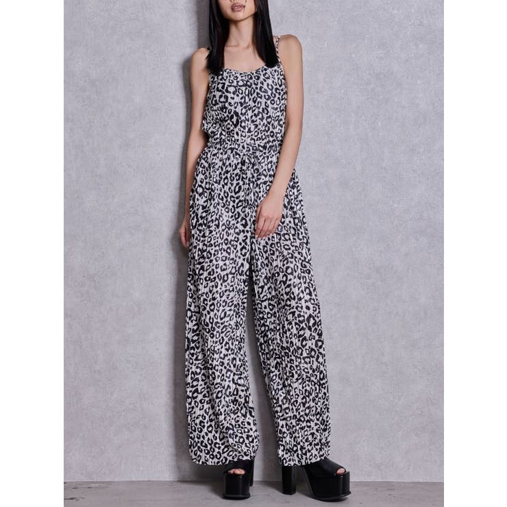 ミックス | SPARKLEサテンプリーツロンパース | GYDA