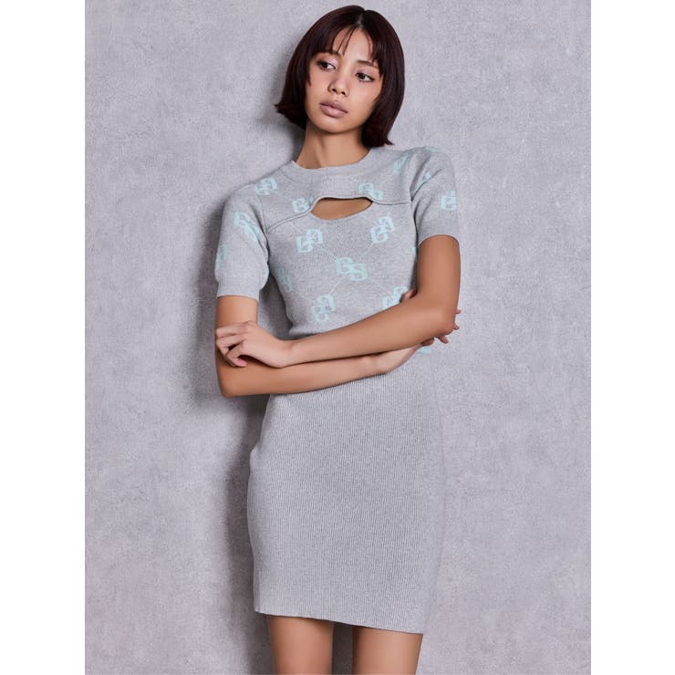 GG FRONT OPENニットワンピース | GYDA | 詳細画像7 