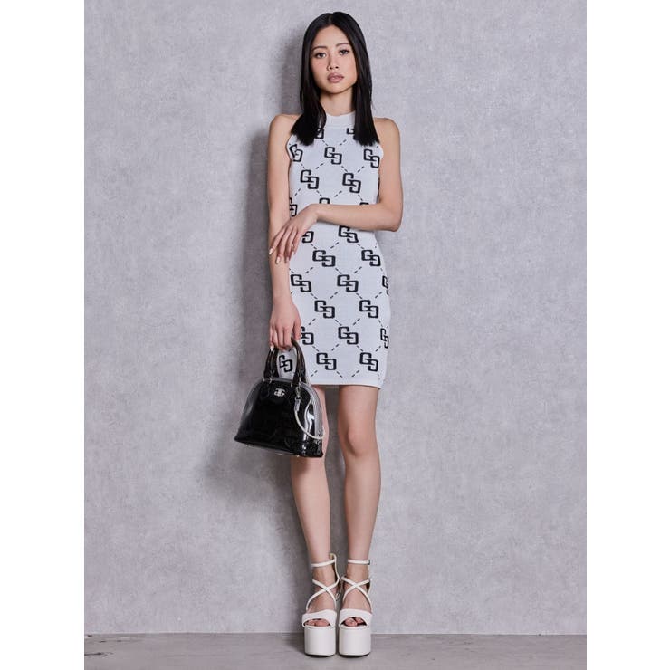 GG glitter quiltingアメスリニットワンピース | GYDA | 詳細画像8 