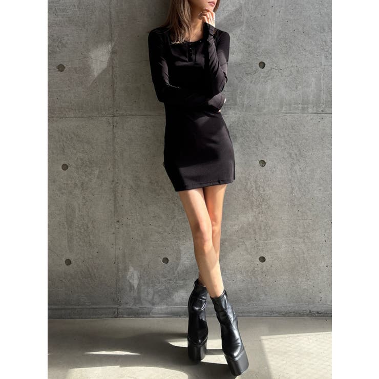 【TINY】GGスタッズデザインテレコミニワンピース | GYDA | 詳細画像8 