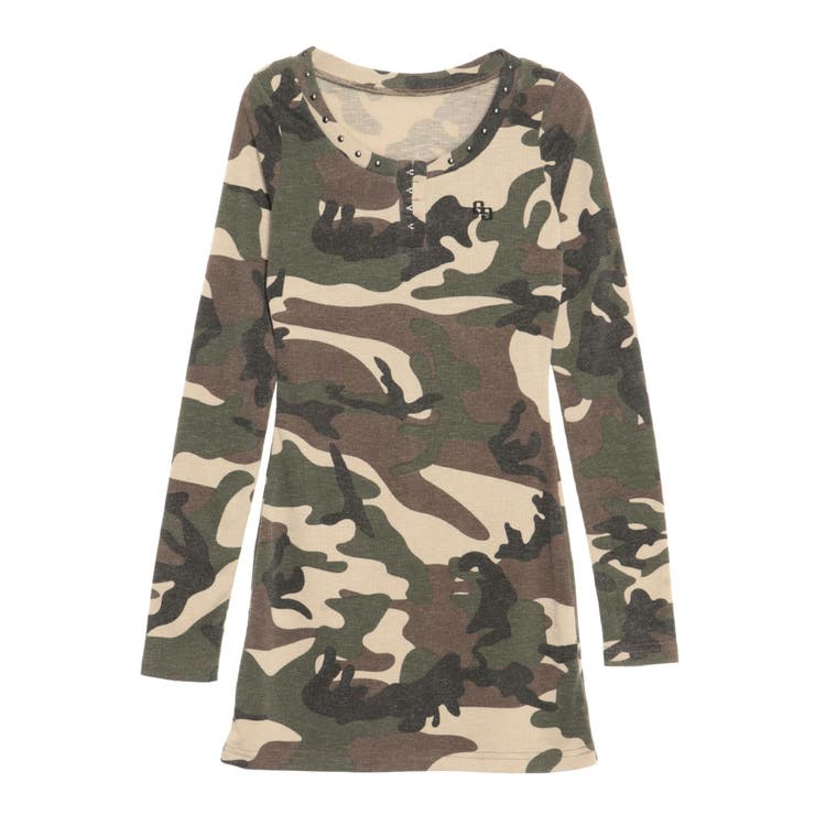 ミックス | 【TINY】GGスタッズデザインテレコミニワンピース | GYDA