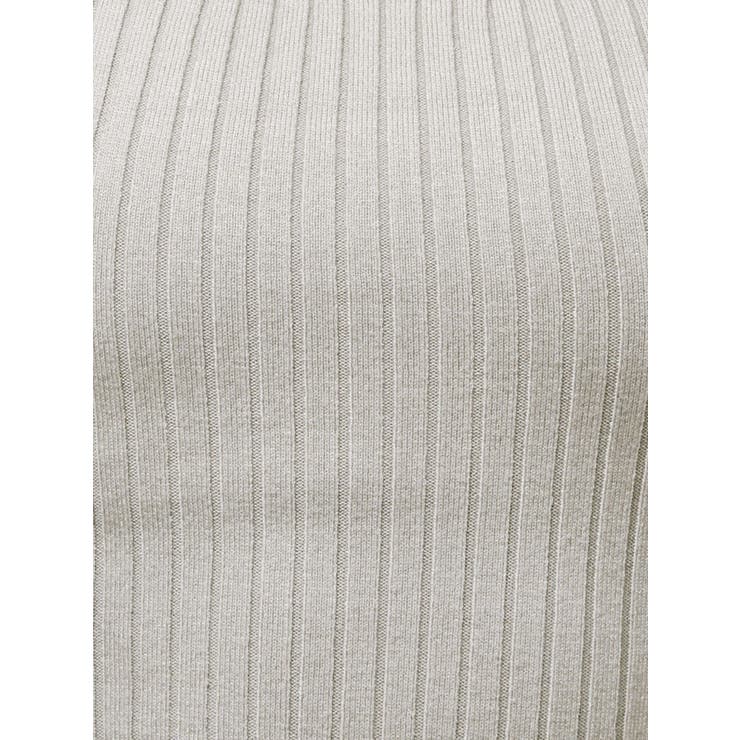 バックオープンジップスリットリブニットロングワンピース | GYDA | 詳細画像22 