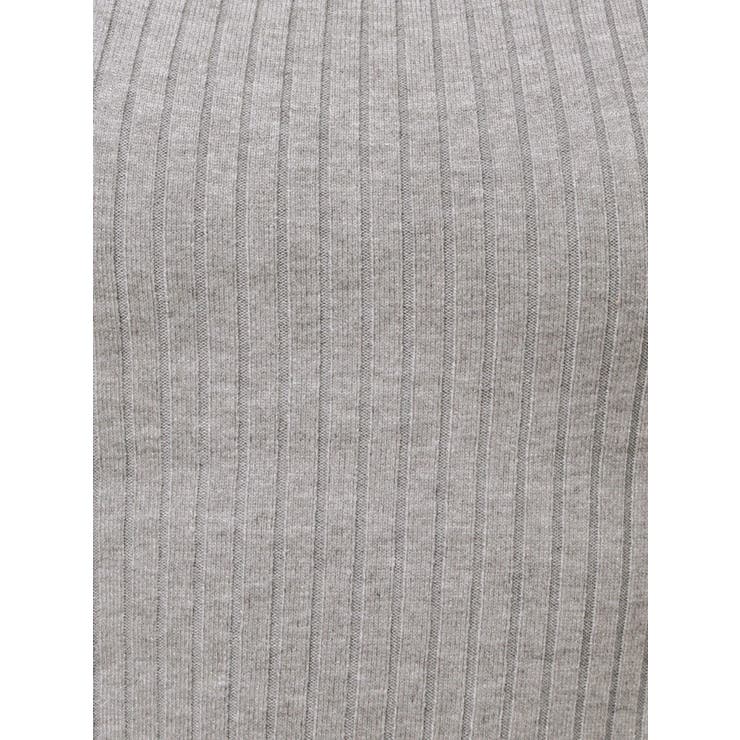 バックオープンジップスリットリブニットロングワンピース | GYDA | 詳細画像23 