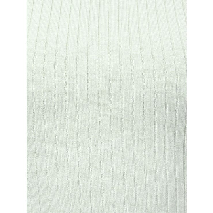 バックオープンジップスリットリブニットロングワンピース | GYDA | 詳細画像24 