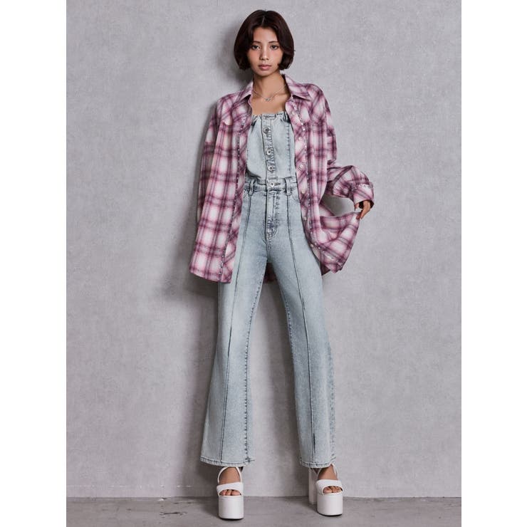 bijouチェックシャツ | GYDA | 詳細画像12 