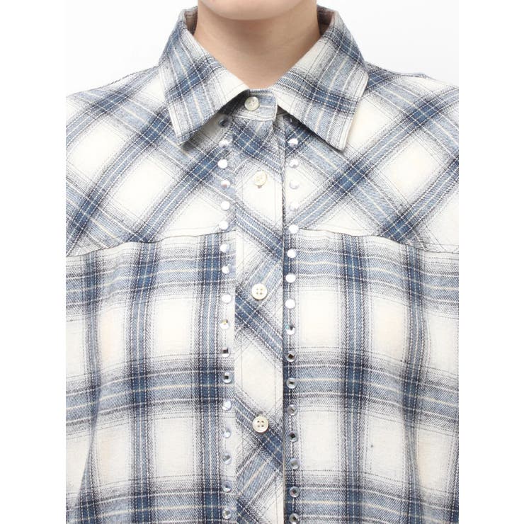 bijouチェックシャツ | GYDA | 詳細画像23 