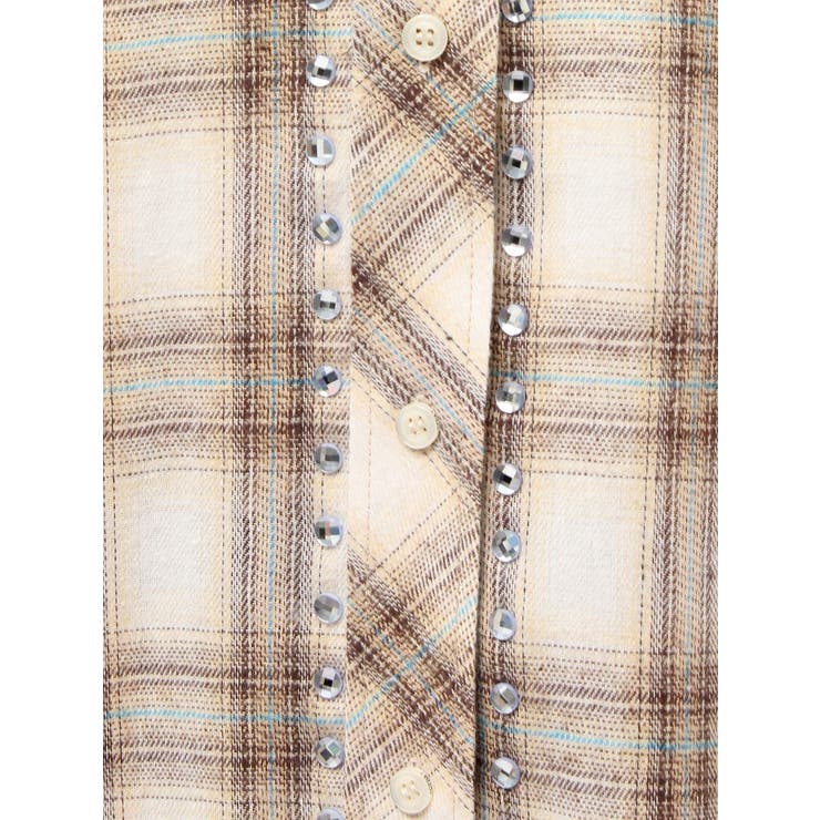 bijouチェックシャツ | GYDA | 詳細画像30 