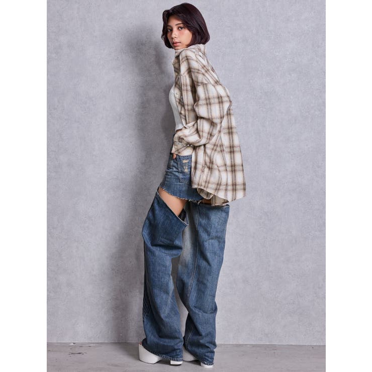 bijouチェックシャツ | GYDA | 詳細画像9 