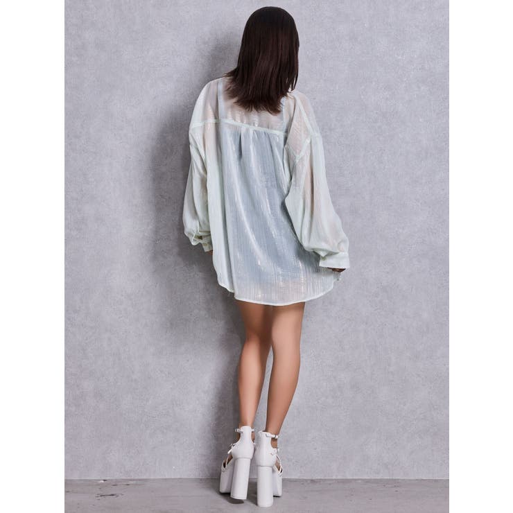 オーバーラメシアーシャツ | GYDA | 詳細画像11 