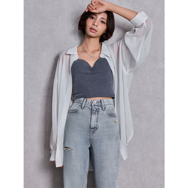 オーバーラメシアーシャツ | GYDA | 詳細画像17 