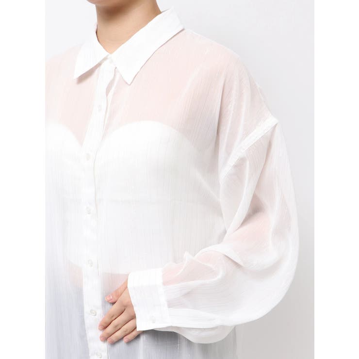 オーバーラメシアーシャツ | GYDA | 詳細画像25 